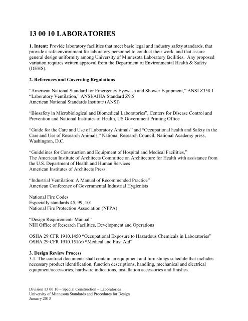 Division 13 - 10: Laboratories - Capital Planning and Project ... Division 13 - 10: Laboratories - Capital Planning and Project ...