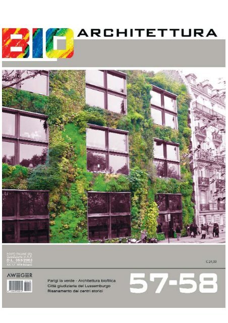 BiofilÃ¬a - BioarchitetturaÂ® Rivista