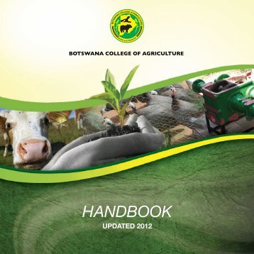 HANDBOOK - Botswana College of Agriculture