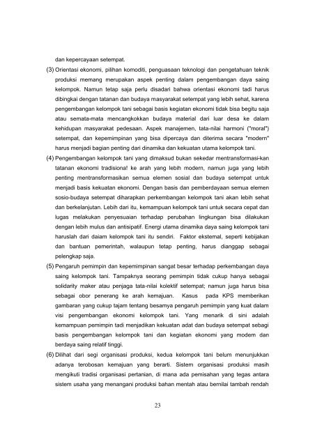 (Transformasi) Keorganisasian Ekonomi Pedesaan - Pusat Sosial ...