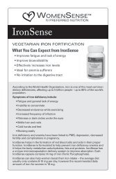 IronSense - Preferred Nutrition
