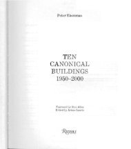 buildings 1950-2000 - Drawing Canonical Ideas in Architecture