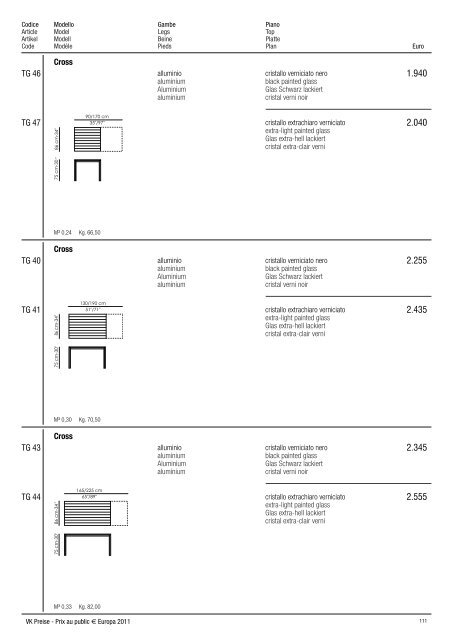 Verkaufspreisliste Europa 2011 SitzmÃ¶belundRelaxsessel ...