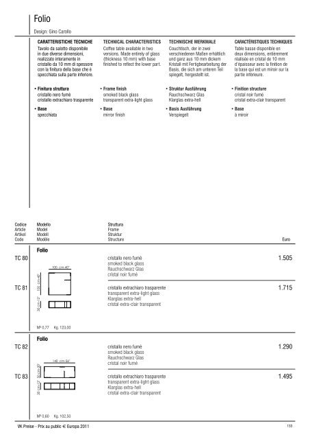 Verkaufspreisliste Europa 2011 SitzmÃ¶belundRelaxsessel ...