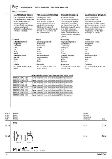 Verkaufspreisliste Europa 2011 SitzmÃ¶belundRelaxsessel ...