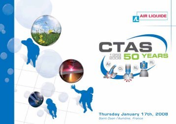 Recent realizations from CTAS - Air Liquide Welding