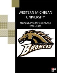 Western Michigan University Athletics Department