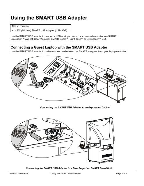 Using the SMART USB Adapter - SMART Technologies