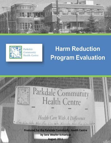 Evaluation of the Harm Reduction Program at Parkdale CHC