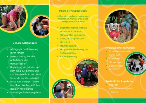 kÃ¶nnen Sie unseren Flyer herunterladen! (pdf ... - Hort Kinderpark