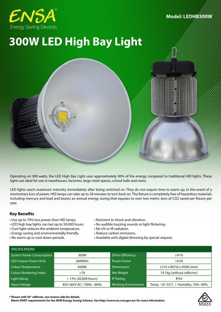 300w led 2024 high bay light