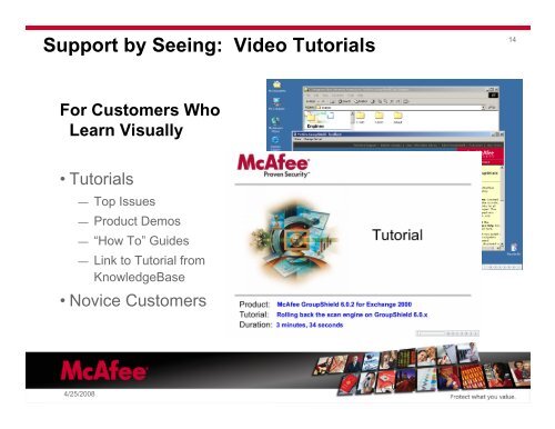 McAfee Case Study - Service Strategies