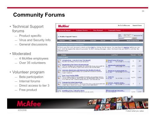 McAfee Case Study - Service Strategies