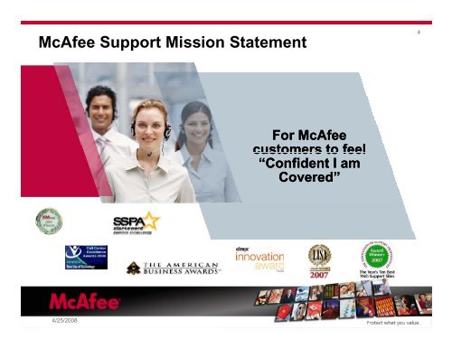 McAfee Case Study - Service Strategies