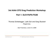 3rd AIAA CFD Drag Prediction Workshop Part 1: DLR-F6/F6-FX2B