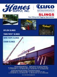 Nylon Slings - Hanes Supply, Inc
