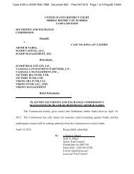 DKT. 820 Suggestion of Death of Defendant Arthur Nadel filed by SEC