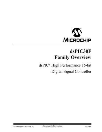 dsPIC30F Family Overview