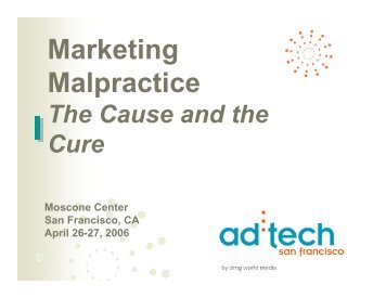 Marketing Malpractice