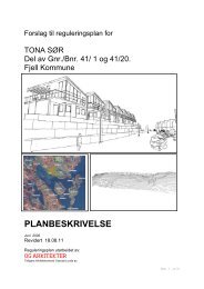 Planskildring - Fjell kommune