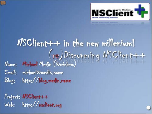 Nsclient nsclient++ password change