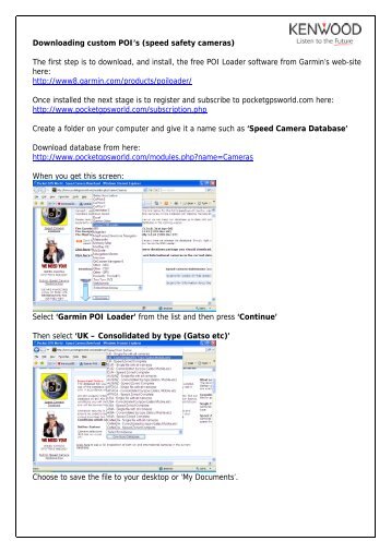 KNA-G520 - How to update software - Kenwood