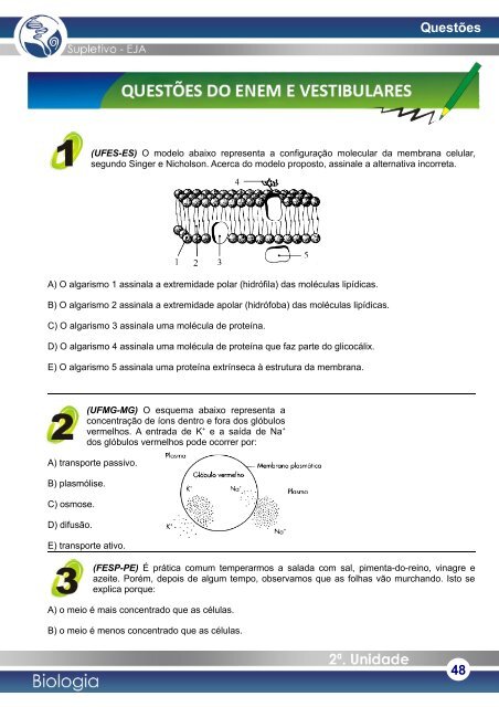 A Membrana PlasmÃ¡tica - Simonsen