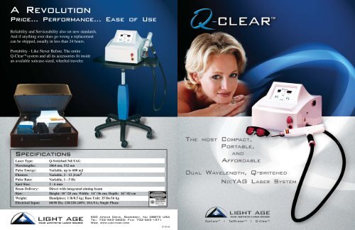 Q-Clear Brochure REVISED - Light Age, Inc.