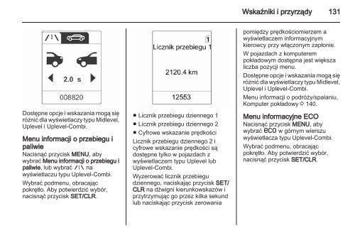 Opel Astra J 2013.5 â Instrukcja obsÅugi â Opel Polska