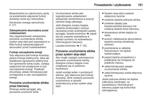 Opel Astra J 2013.5 â Instrukcja obsÅugi â Opel Polska