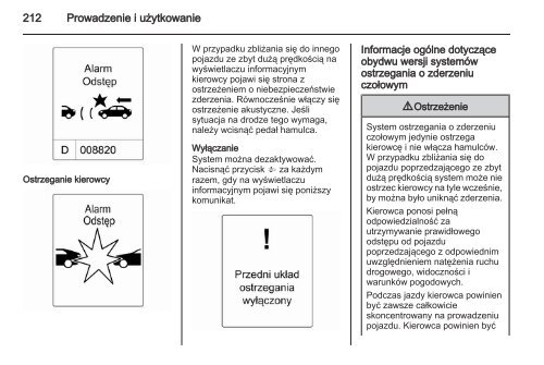 Opel Astra J 2013.5 â Instrukcja obsÅugi â Opel Polska