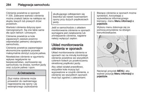 Opel Astra J 2013.5 â Instrukcja obsÅugi â Opel Polska