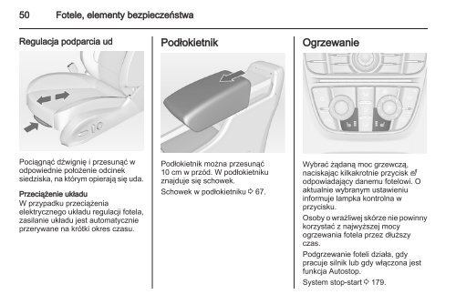 Opel Astra J 2013.5 â Instrukcja obsÅugi â Opel Polska