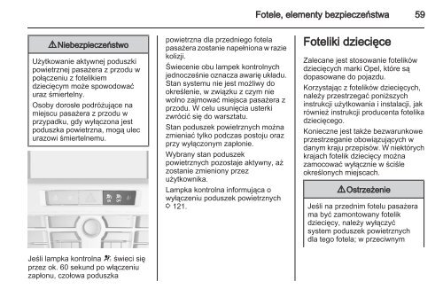 Opel Astra J 2013.5 â Instrukcja obsÅugi â Opel Polska