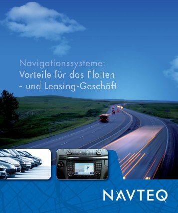 Navigationssysteme - NAVIGATION - Navteq
