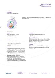 PDF Datenblatt laden - Nutricia