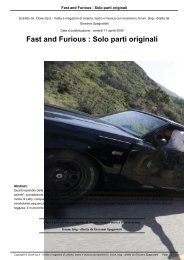 Fast and Furious : Solo parti originali - Close-Up.it