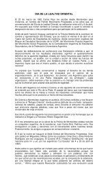 DIA DE LA LEALTAD ORIENTAL - Movimiento Peronista