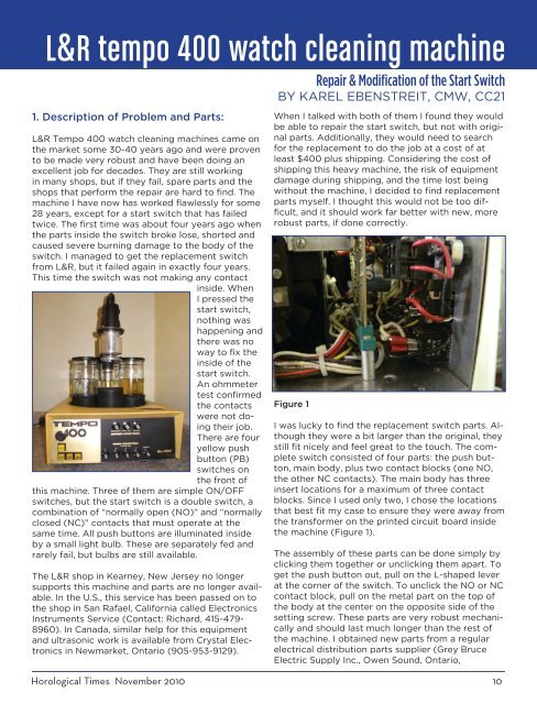 PDF Version - The American Watchmakers-Clockmakers Institute