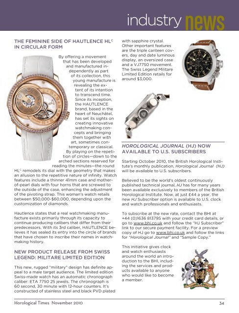 PDF Version - The American Watchmakers-Clockmakers Institute