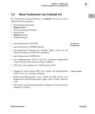 1.2 Neue Funktionen von CadnaA 4.4