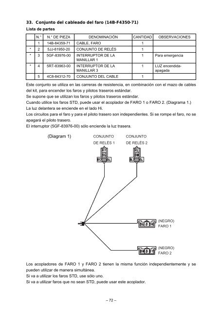 Al filo de las prestaciones Al filo de las prestaciones - Yamaha ...