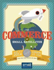 Call for Papers - Small Satellite Conference
