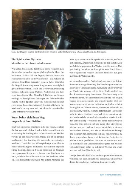 Lesestoff-Jahresausgabe 2012 - GamersGlobal
