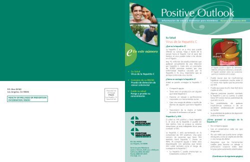 Positive Outlook - Positive Healthcare