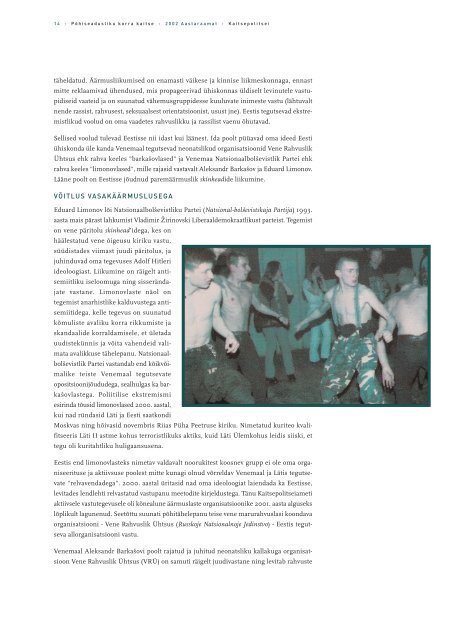Aastaraamat 2001 (.pdf) - Kaitsepolitseiamet