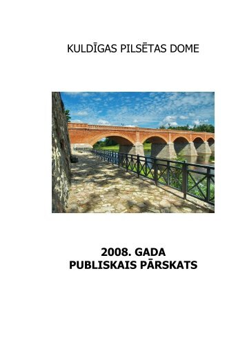 2008. gada pārskats - Kuldīga