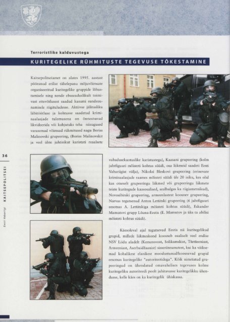 Aastaraamat 1998 (.pdf) - Kaitsepolitseiamet