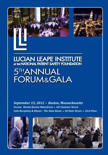 Lucian Leape Institute - National Patient Safety Foundation