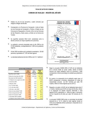 Comuna de Hualqui - SEREMI de Salud RegiÃ³n del BiobÃ­o.
